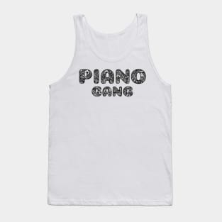 Piano Gang Zentangle Logo Tank Top
